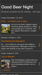 Mobile Screenshot of goodbeernight.blogspot.com