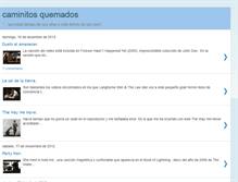 Tablet Screenshot of caminitosquemados.blogspot.com