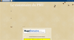 Desktop Screenshot of levisionnairedupmu.blogspot.com