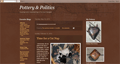 Desktop Screenshot of potterypolitics.blogspot.com