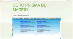 Desktop Screenshot of coroprismademaceio.blogspot.com
