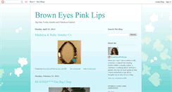 Desktop Screenshot of browneyespinklips.blogspot.com