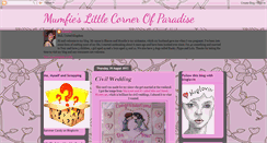 Desktop Screenshot of mumfieslittlecornerofparadise.blogspot.com