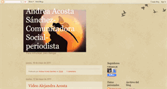 Desktop Screenshot of andreaacostacomunica.blogspot.com