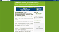 Desktop Screenshot of iipmreport.blogspot.com