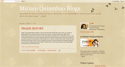 Desktop Screenshot of miriam-quiambao.blogspot.com