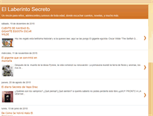 Tablet Screenshot of ellaberintosecreto.blogspot.com