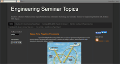 Desktop Screenshot of engineering-seminar-topics.blogspot.com