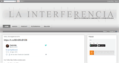 Desktop Screenshot of lainterferencia.blogspot.com