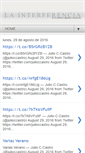 Mobile Screenshot of lainterferencia.blogspot.com
