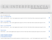 Tablet Screenshot of lainterferencia.blogspot.com