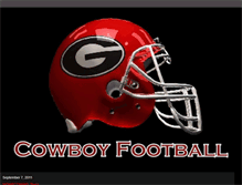 Tablet Screenshot of cowboyfootball.blogspot.com