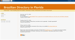 Desktop Screenshot of braziliansinflorida.blogspot.com