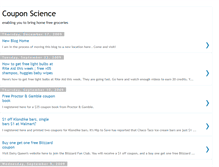 Tablet Screenshot of couponscience.blogspot.com