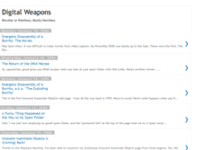 Tablet Screenshot of digitalweapons.blogspot.com