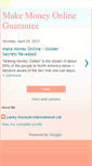 Mobile Screenshot of makemoneyonlineguarantee.blogspot.com