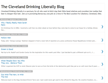 Tablet Screenshot of clevelanddrinkingliberallyblog.blogspot.com