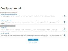 Tablet Screenshot of geophysics-journal.blogspot.com