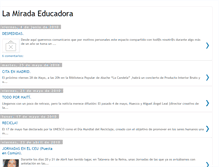 Tablet Screenshot of miradaeducadora.blogspot.com