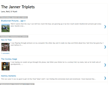 Tablet Screenshot of jannertriplets.blogspot.com