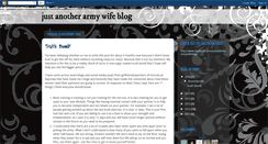 Desktop Screenshot of justanotherarmywifeblog.blogspot.com