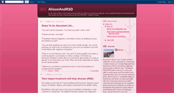 Desktop Screenshot of alisonandrsd.blogspot.com