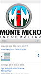 Mobile Screenshot of montemicroinformatica.blogspot.com