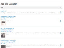 Tablet Screenshot of joethemusician.blogspot.com