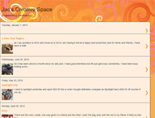 Tablet Screenshot of jacscreativespace.blogspot.com