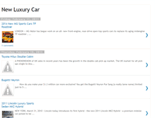 Tablet Screenshot of newluxurycars2011.blogspot.com