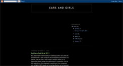 Desktop Screenshot of hotcars-and-girls.blogspot.com