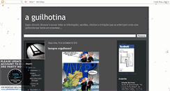 Desktop Screenshot of aguilhotinados.blogspot.com