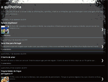 Tablet Screenshot of aguilhotinados.blogspot.com