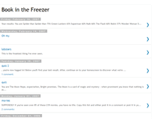 Tablet Screenshot of bookinthefreezer.blogspot.com