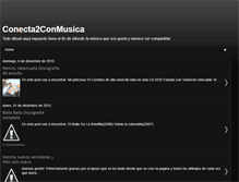 Tablet Screenshot of conecta2conmusica.blogspot.com