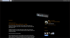 Desktop Screenshot of blackodc.blogspot.com