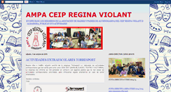 Desktop Screenshot of ampa-ceipreginaviolant.blogspot.com