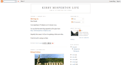 Desktop Screenshot of kirbymisperton.blogspot.com