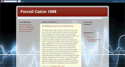 Desktop Screenshot of forcolicalcio1998.blogspot.com