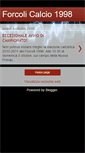 Mobile Screenshot of forcolicalcio1998.blogspot.com