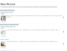 Tablet Screenshot of decowelove.blogspot.com