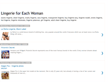 Tablet Screenshot of lingerie4women.blogspot.com