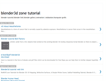 Tablet Screenshot of blender3dzone.blogspot.com