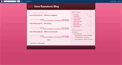 Desktop Screenshot of cecaraznatovic.blogspot.com