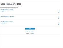 Tablet Screenshot of cecaraznatovic.blogspot.com