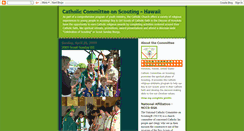 Desktop Screenshot of catholicscoutshawaii.blogspot.com