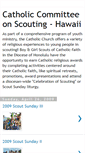 Mobile Screenshot of catholicscoutshawaii.blogspot.com