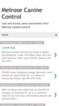 Mobile Screenshot of melrosecaninecontrolofficer.blogspot.com