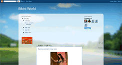 Desktop Screenshot of bikini-world-wallpapers.blogspot.com