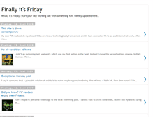 Tablet Screenshot of finallyitsfriday.blogspot.com